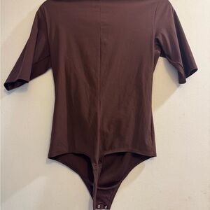 SPANX Chocolate Brown Bodysuit L